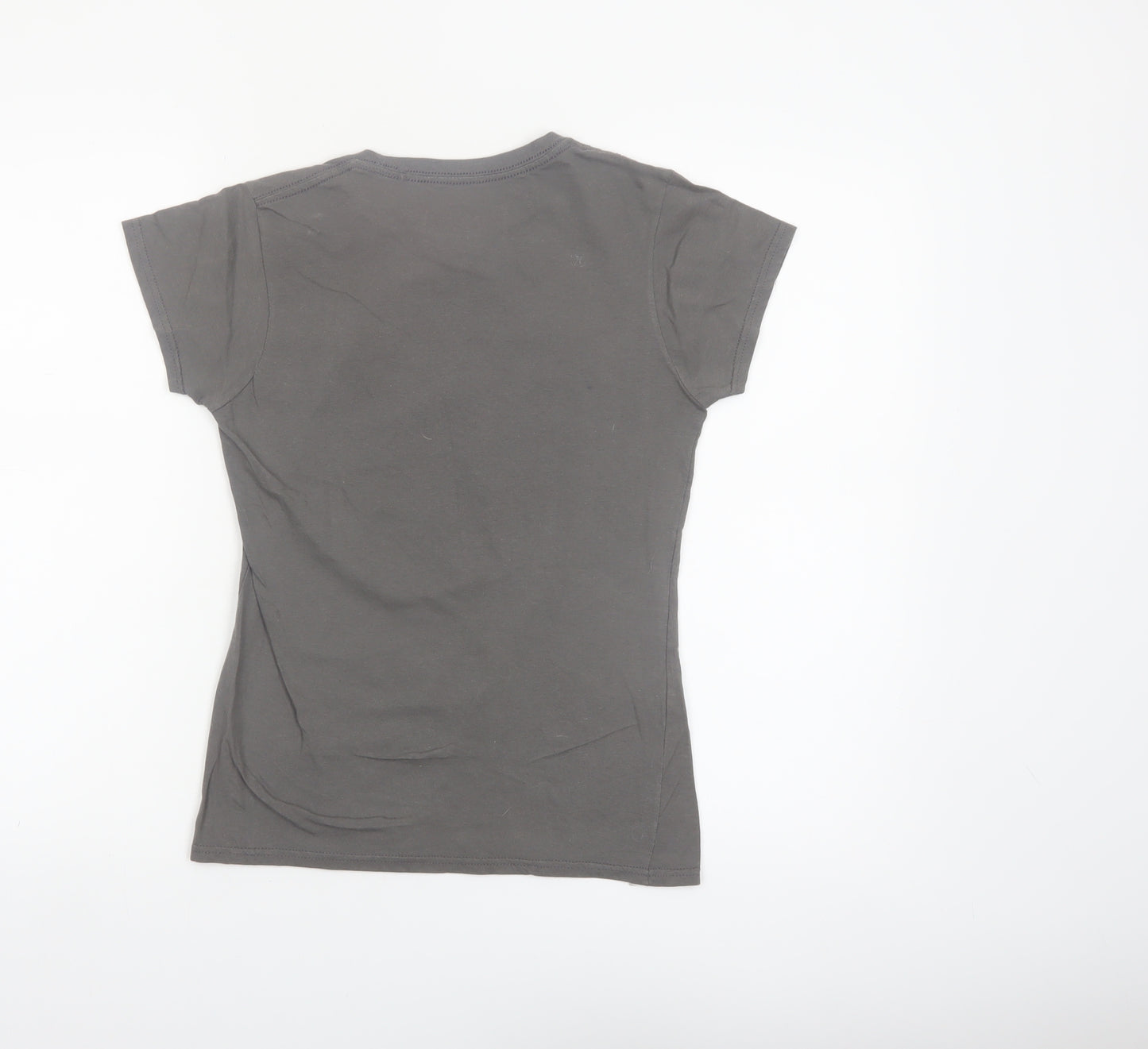 Coca-Cola Womens Grey Polar Bear Graphic T-Shirt Size S