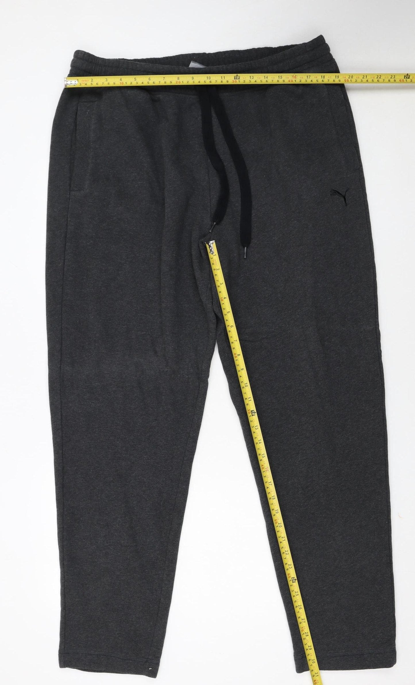 Puma Men's Grey 2XL Joggers Tapered Fleece Sweatpants
