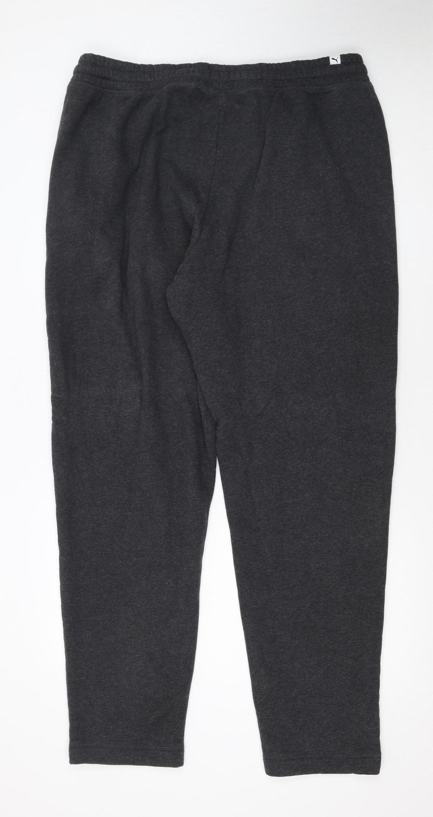 Puma Men's Grey 2XL Joggers Tapered Fleece Sweatpants