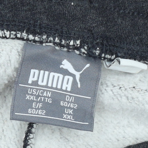Puma Men's Grey 2XL Joggers Tapered Fleece Sweatpants
