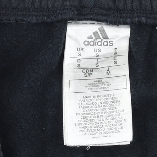 Adidas Men’s Black Cargo Jogger Trousers S Regular Fit