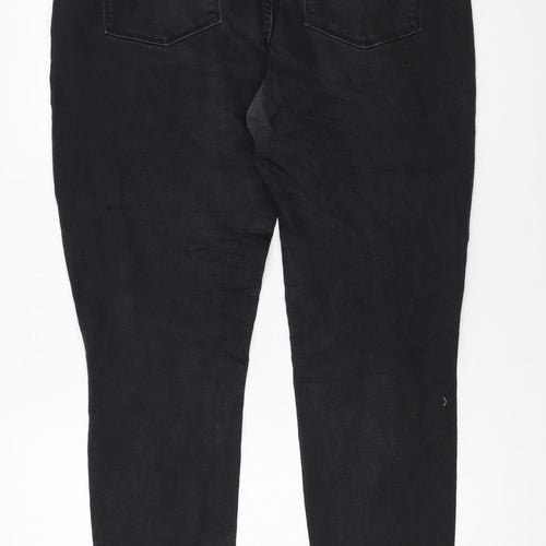 Levi's Women's Black High Rise Skinny Jeans Size 16 Stretch Denim