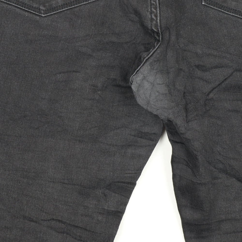 Levi's Women's Black High Rise Skinny Jeans Size 16 Stretch Denim