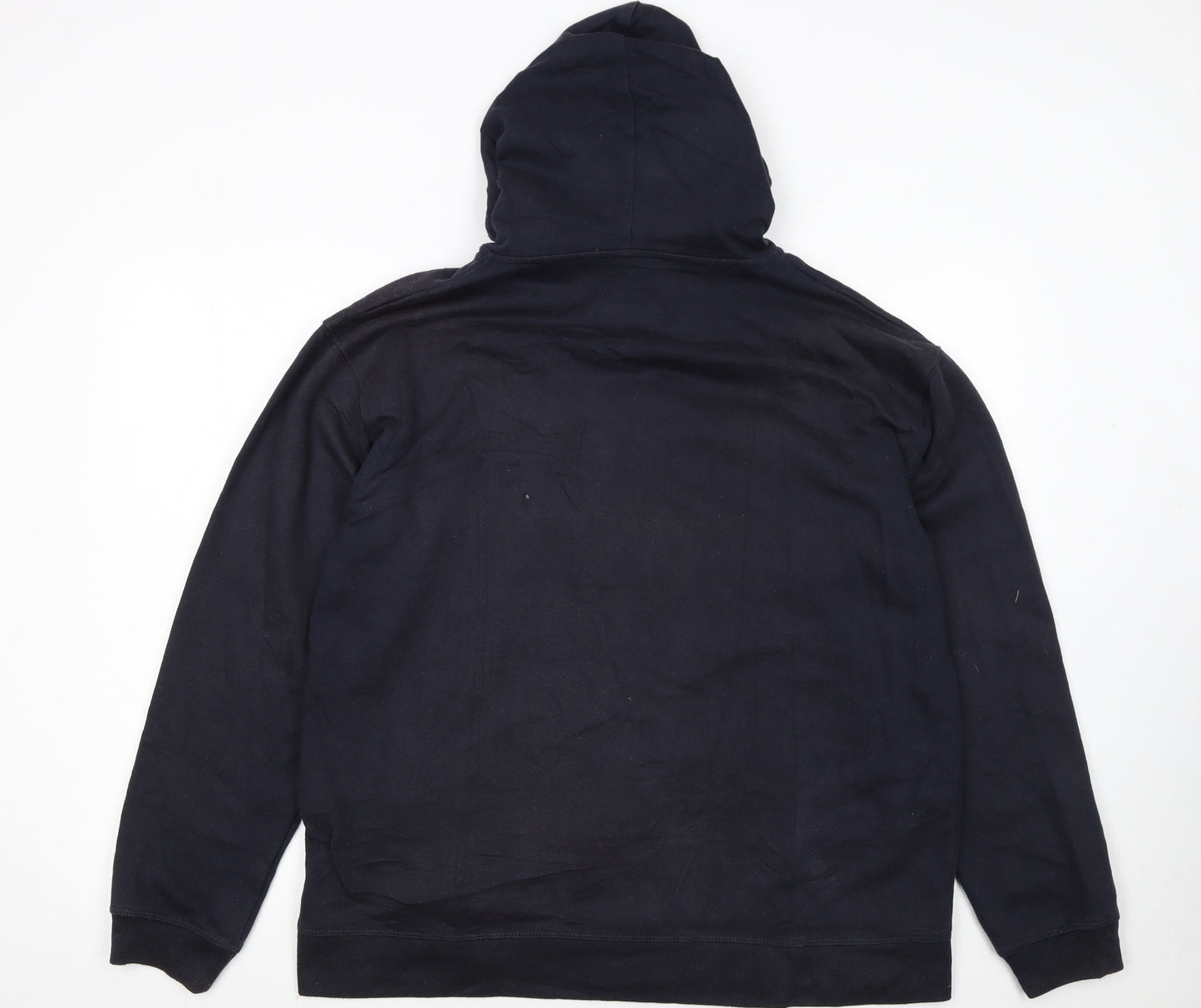 Reebok Men's Blue Full Zip Hoodie Size M Sports Fleece