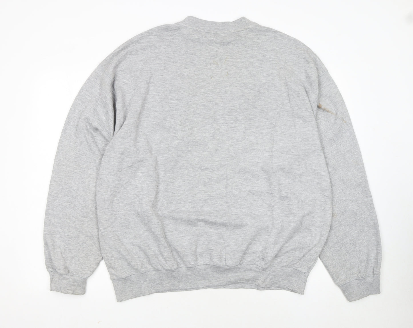 Reebok Men's Grey XL Pullover Crew Neck Sweatshirt