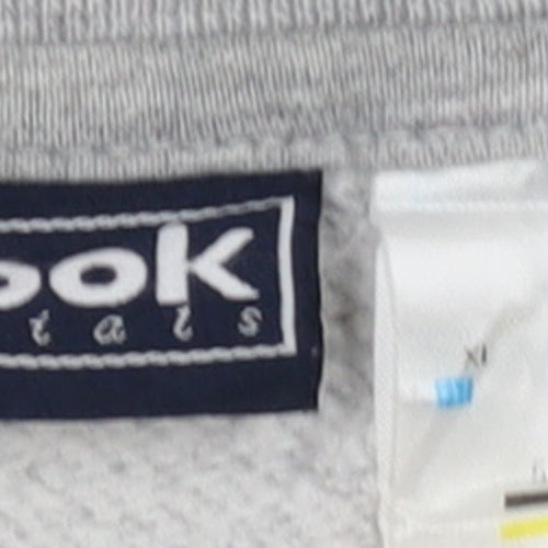Reebok Men's Grey XL Pullover Crew Neck Sweatshirt