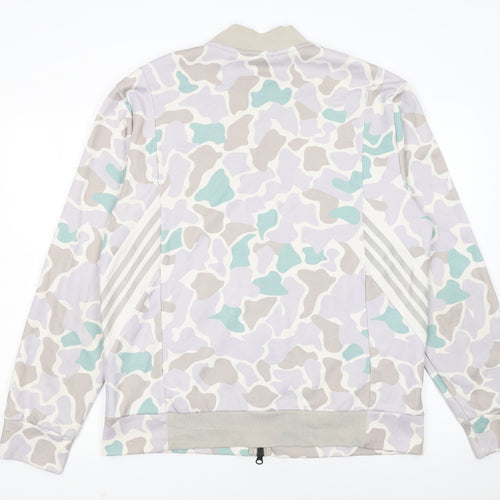 Adidas Men's Multicoloured Camouflage Track Jacket L