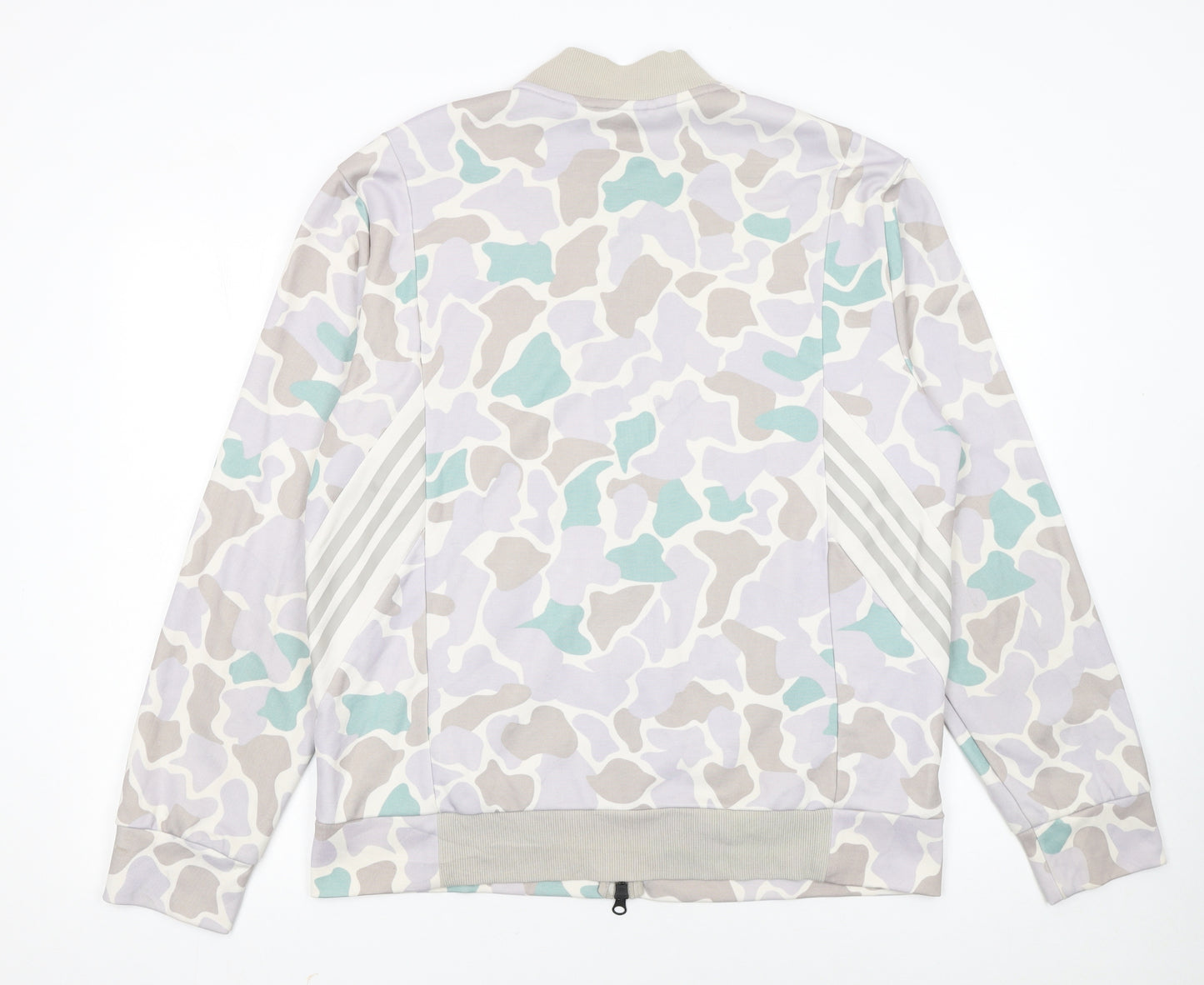 Adidas Men's Multicoloured Camouflage Track Jacket L