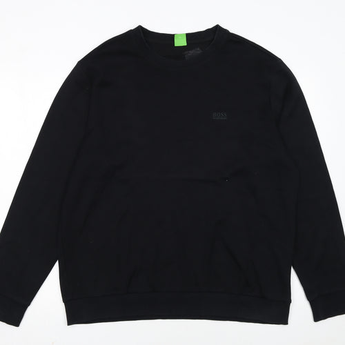 Hugo Boss Men's Black XL Pullover Crew Neck Sweatshirt