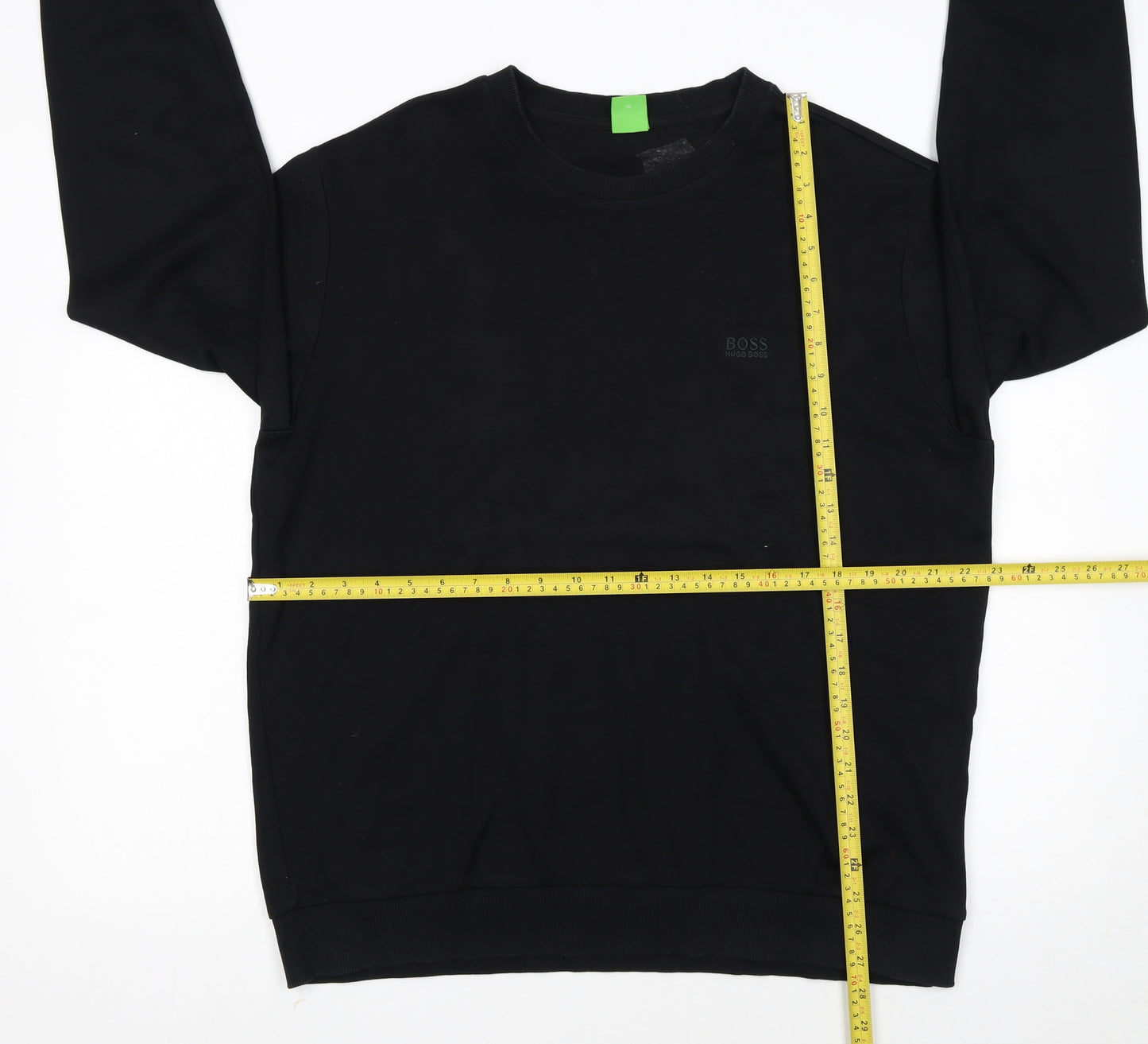 Hugo Boss Men's Black XL Pullover Crew Neck Sweatshirt