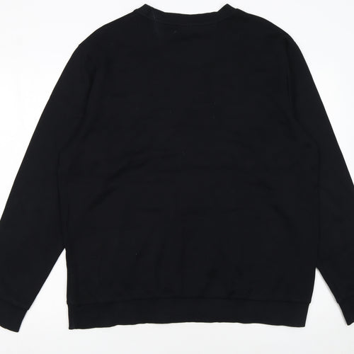Hugo Boss Men's Black XL Pullover Crew Neck Sweatshirt