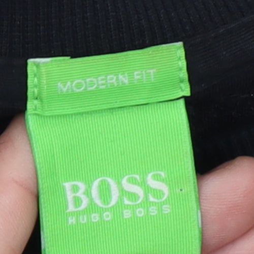 Hugo Boss Men's Black XL Pullover Crew Neck Sweatshirt