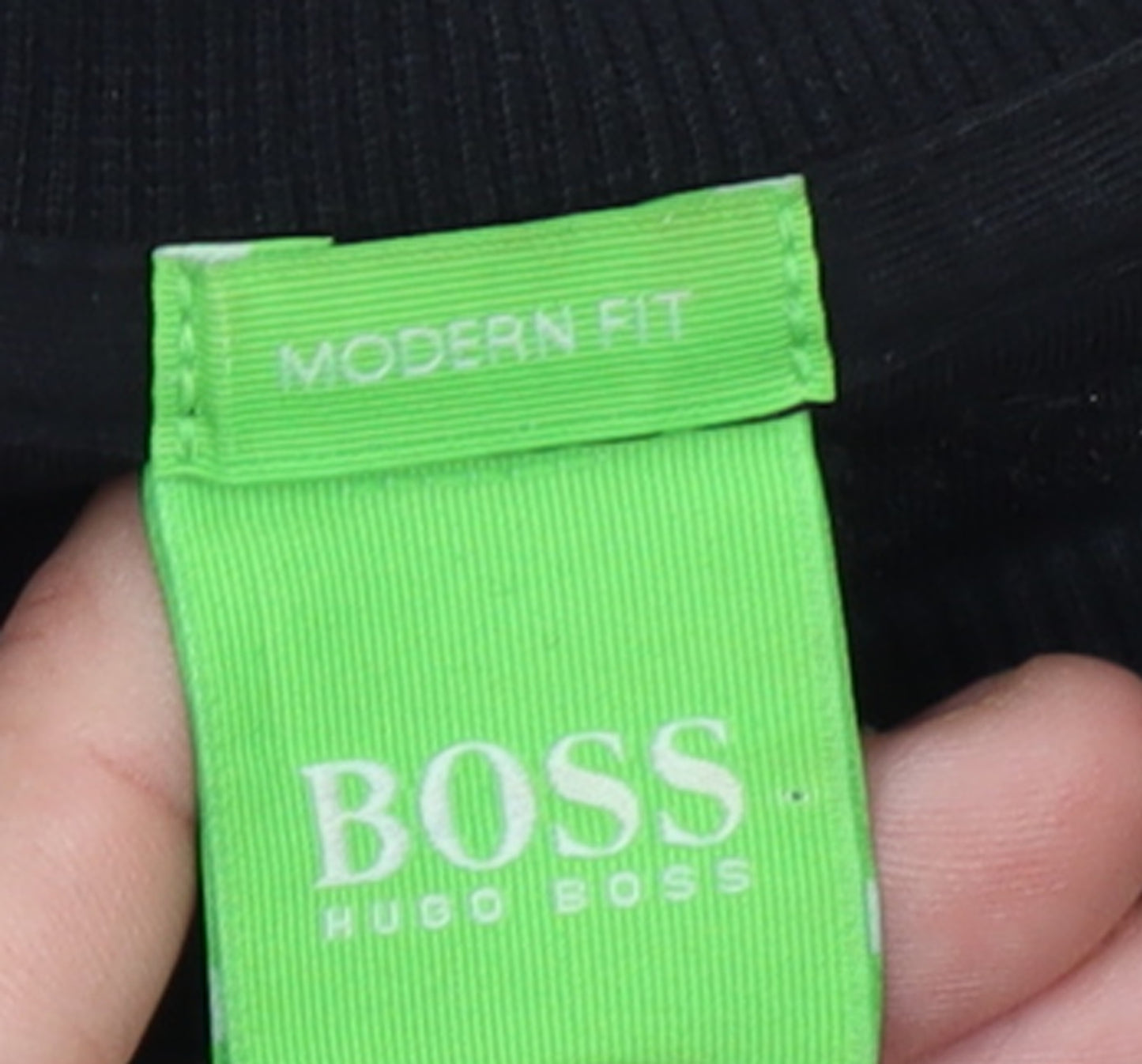 Hugo Boss Men's Black XL Pullover Crew Neck Sweatshirt