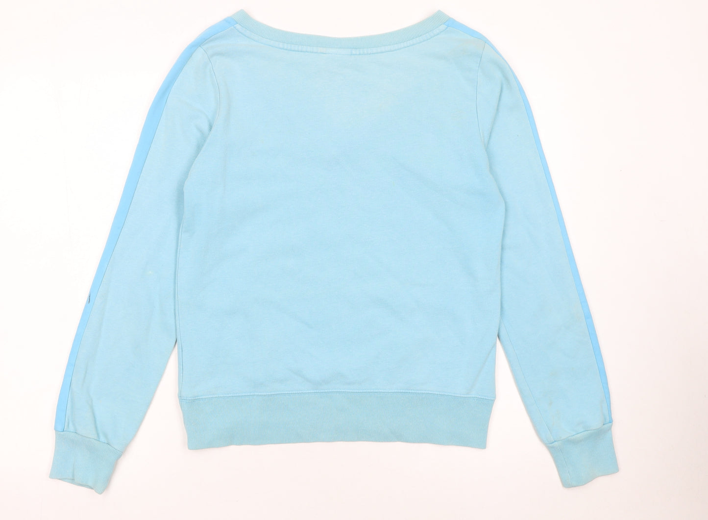 Nike Women Blue V-Neck Pullover Sweatshirt Size L 14/16