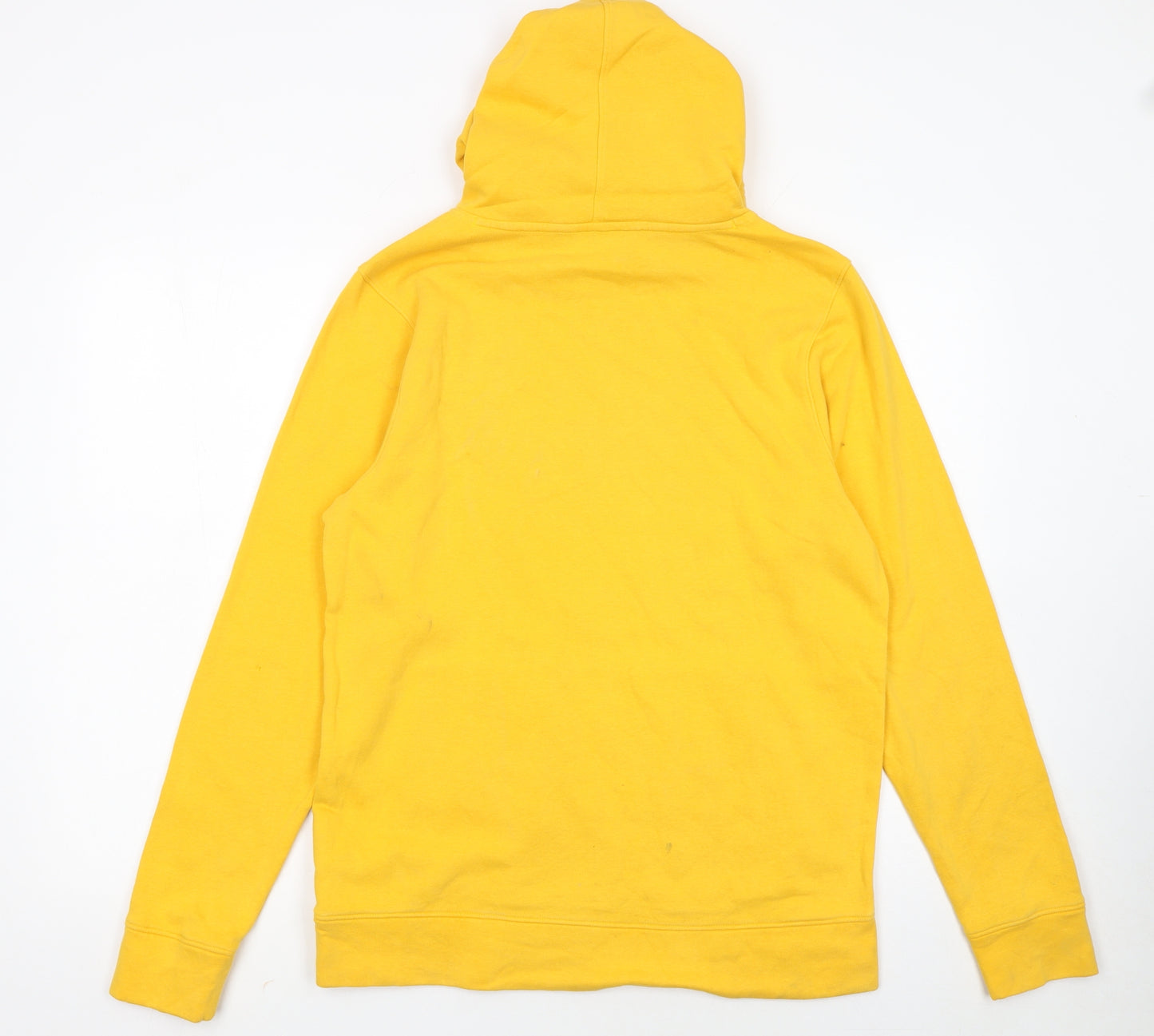 Under Armour Men's Yellow Pullover Hoodie Size S Basketball Graphic