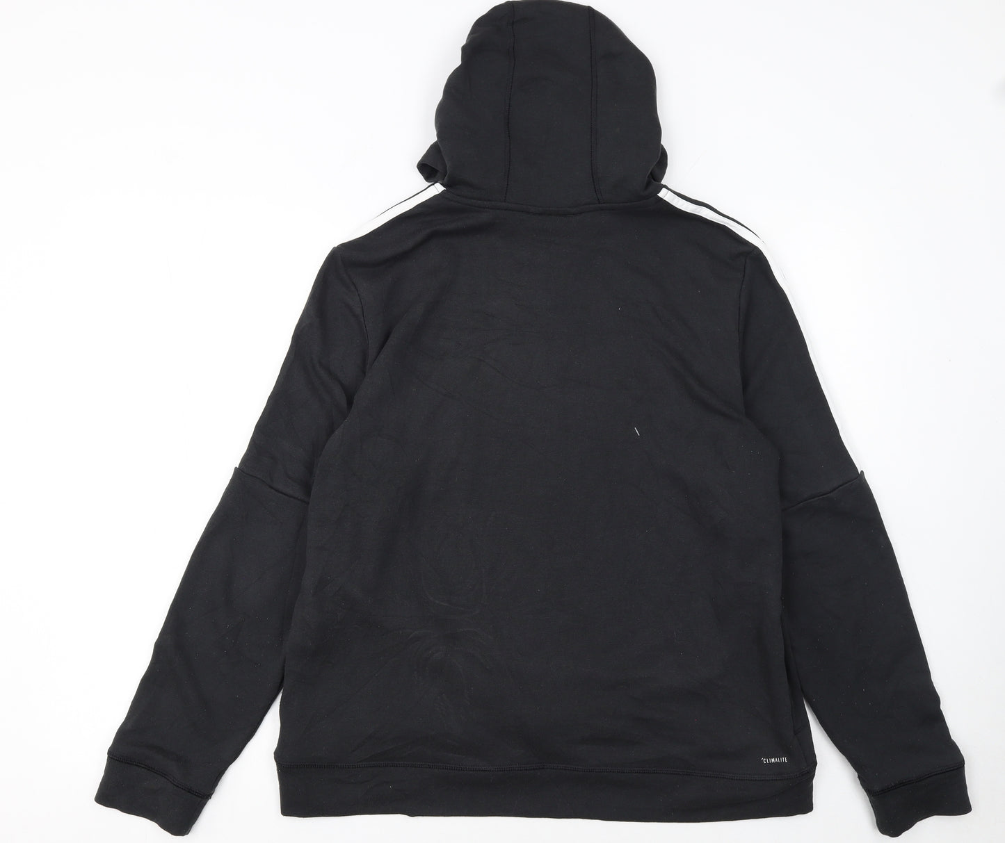 Adidas Womens Black Pullover Hoodie Size L Climalite Sportswear
