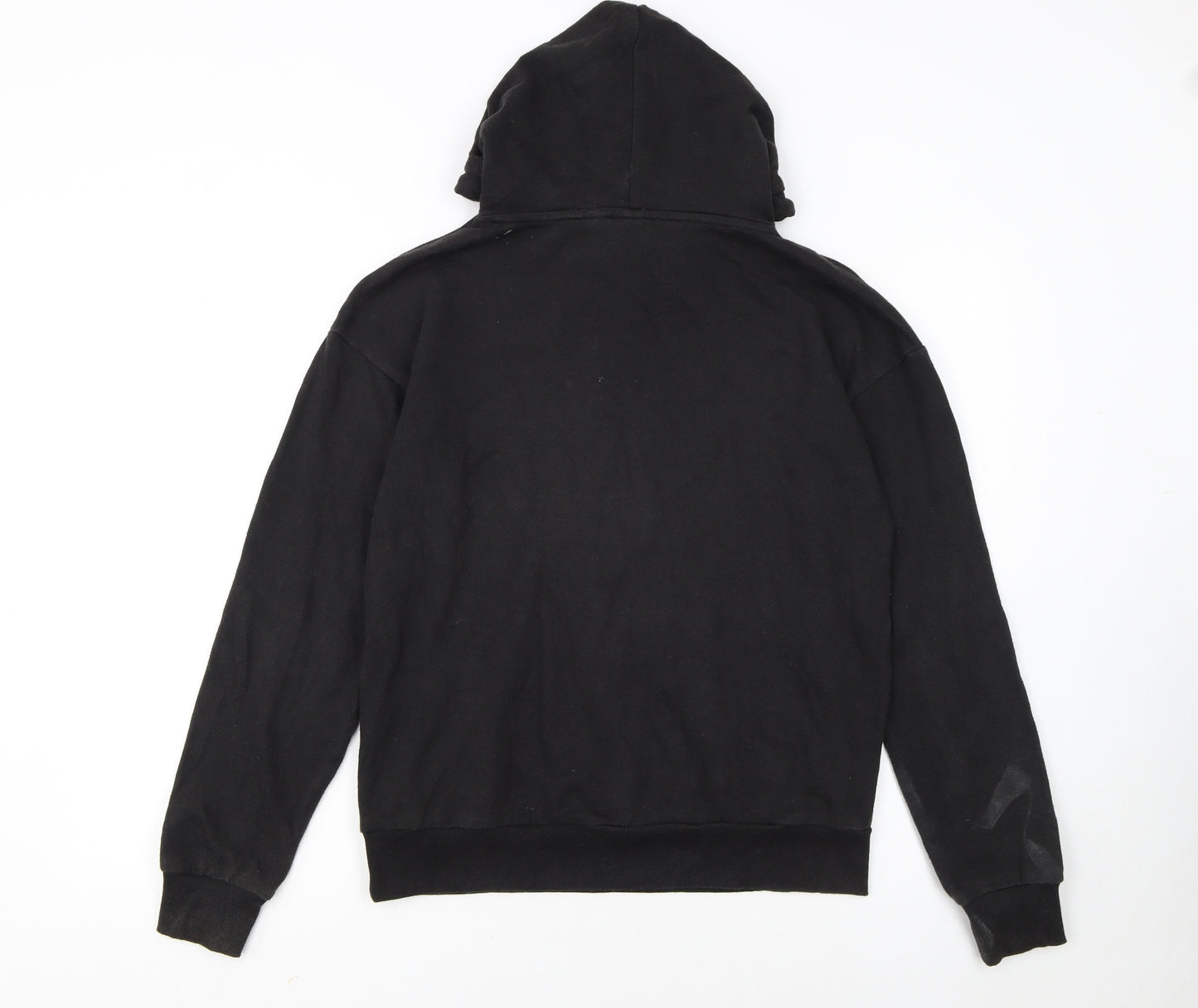 Disney Women Black 2XS Pullover Hoodie Mickey Mouse Graphic Cotton