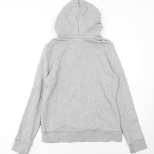 Adidas Womens Grey Hoodie XS Pullover Hooded Sweatshirt Logo