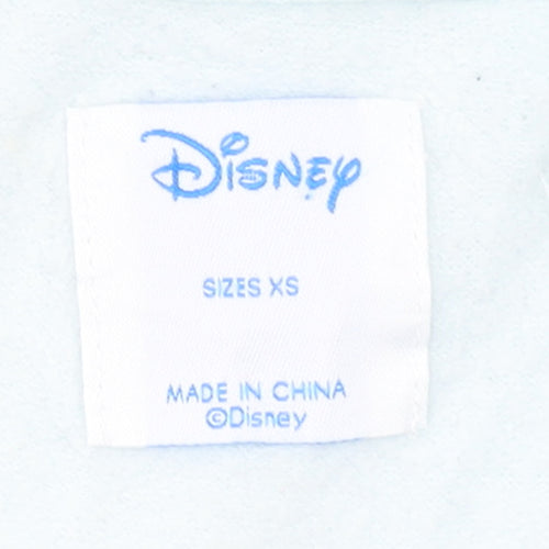 Disney Women XS Blue Stitch Pullover Sweatshirt