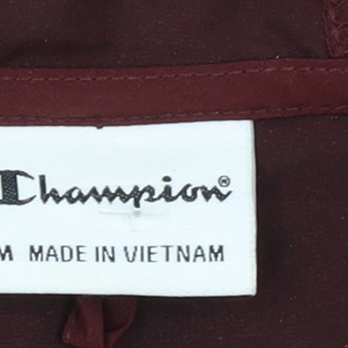 Champion Boys Brown University Hooded Anorak Jacket Size M