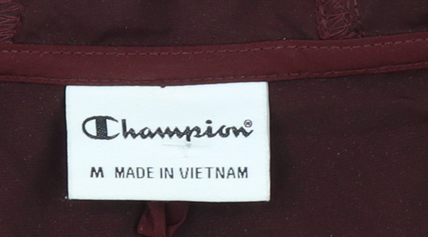 Champion Boys Brown University Hooded Anorak Jacket Size M