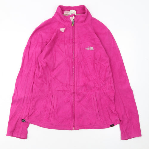 The North Face Women's Pink Fleece Full Zip Jacket Size M