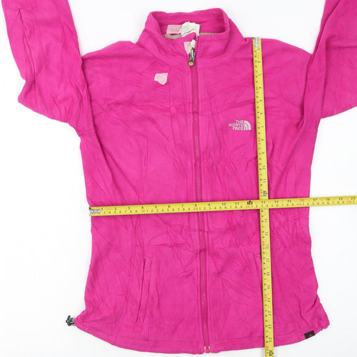 The North Face Women's Pink Fleece Full Zip Jacket Size M