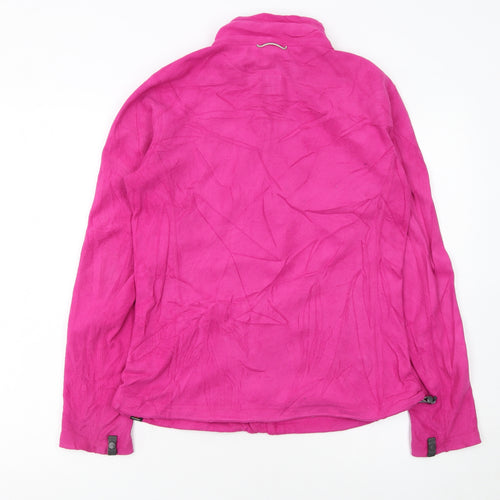 The North Face Women's Pink Fleece Full Zip Jacket Size M