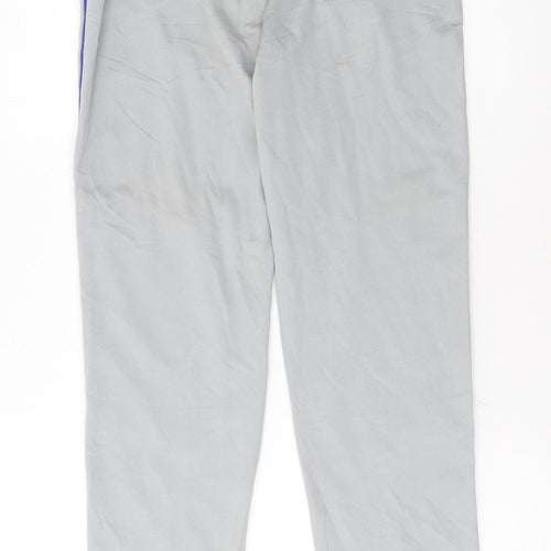 Under Armour Boys Grey XL Baseball Track Pants HeatGear