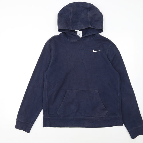Nike Boys Blue Pullover Hoodie XL 13-15 Years Hooded Sweatshirt