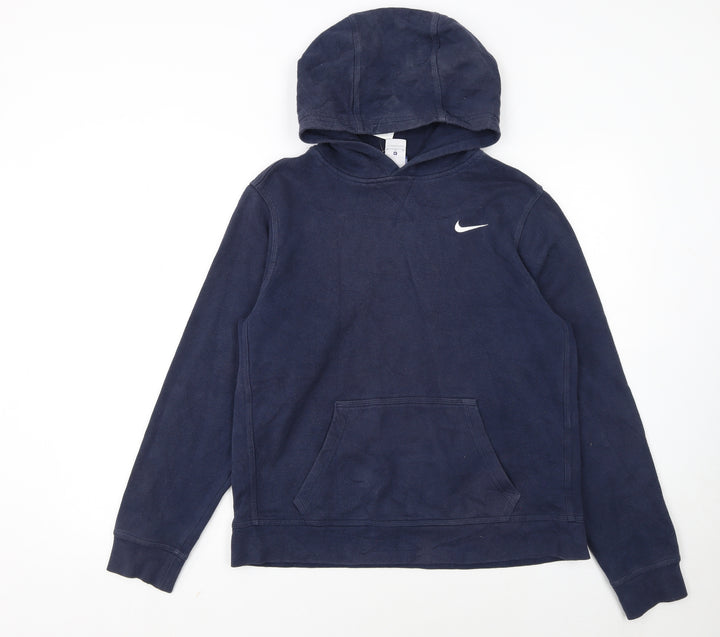 Nike Boys Blue Pullover Hoodie XL 13-15 Years Hooded Sweatshirt