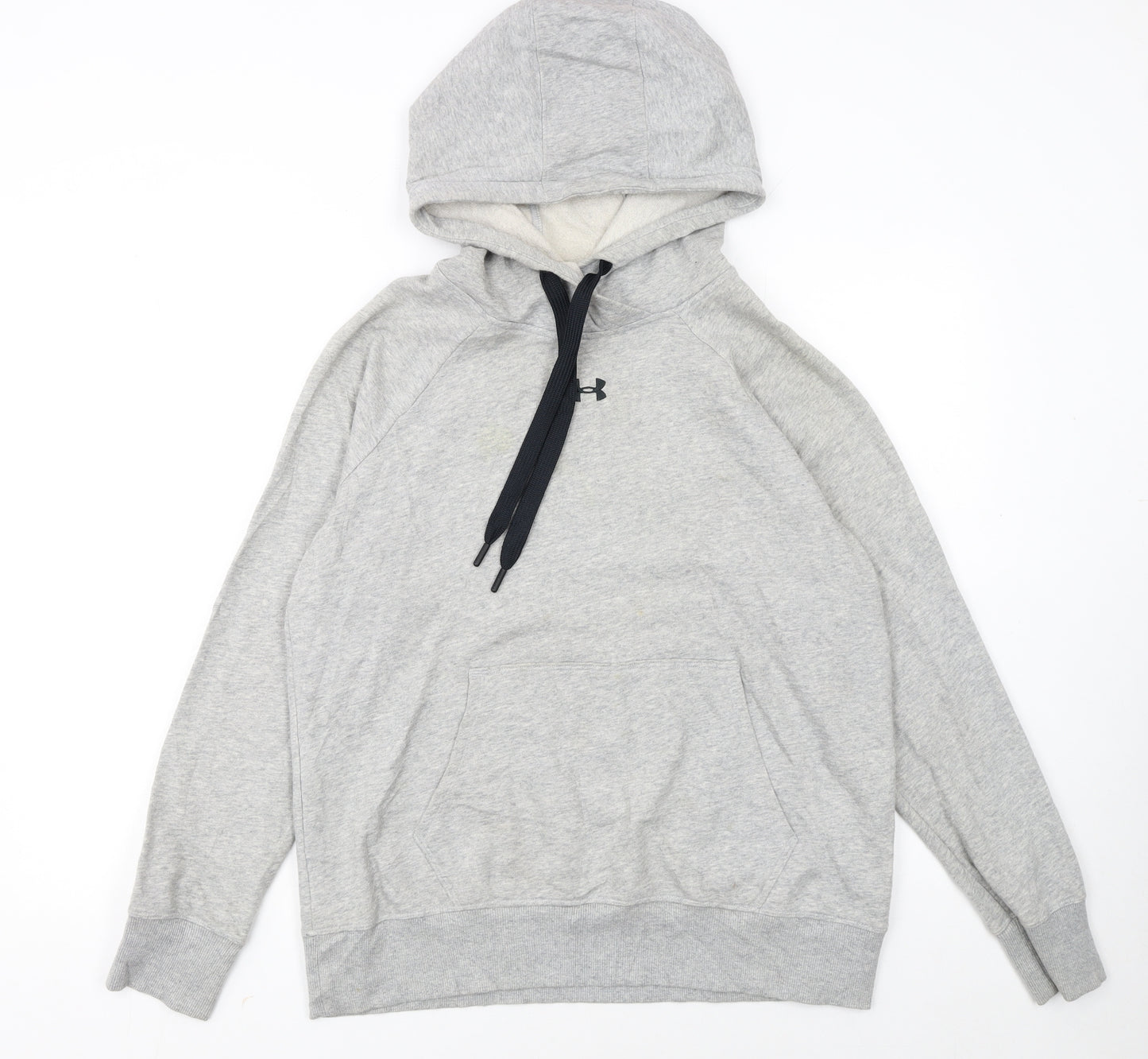 Under Armour Women's Grey Small Pullover Hoodie Loose Fit Sweatshirt