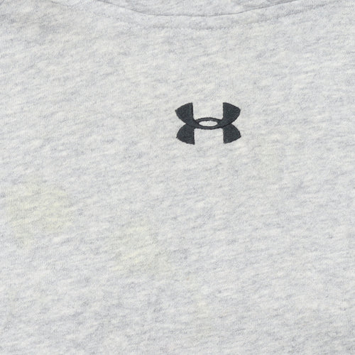 Under Armour Women's Grey Small Pullover Hoodie Loose Fit Sweatshirt