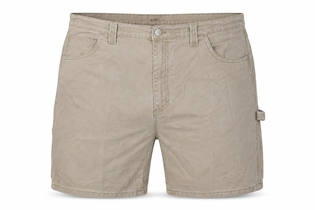 Berkley Jensen Men's Beige Cotton Canvas Cargo Shorts Size 44