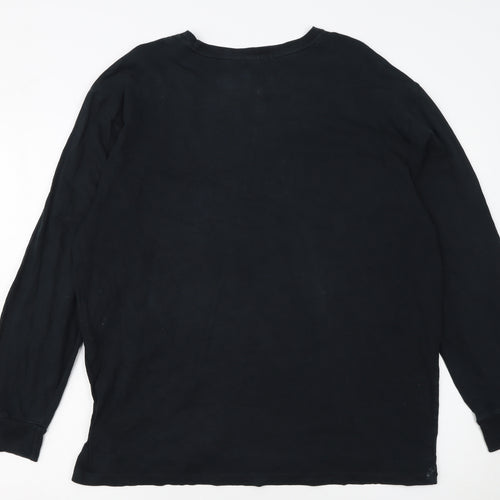 Polo Ralph Lauren Men's Black Long Sleeve Cotton T-Shirt L