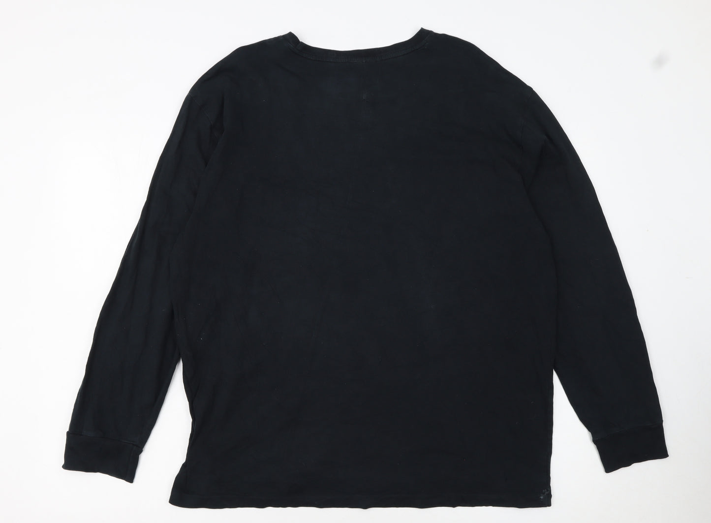 Polo Ralph Lauren Men's Black Long Sleeve Cotton T-Shirt L