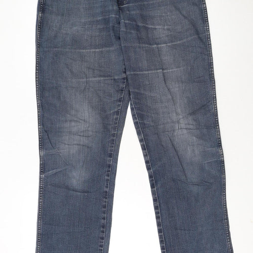 Wrangler Men's Blue Texas Straight Regular Fit Jeans W33 L34