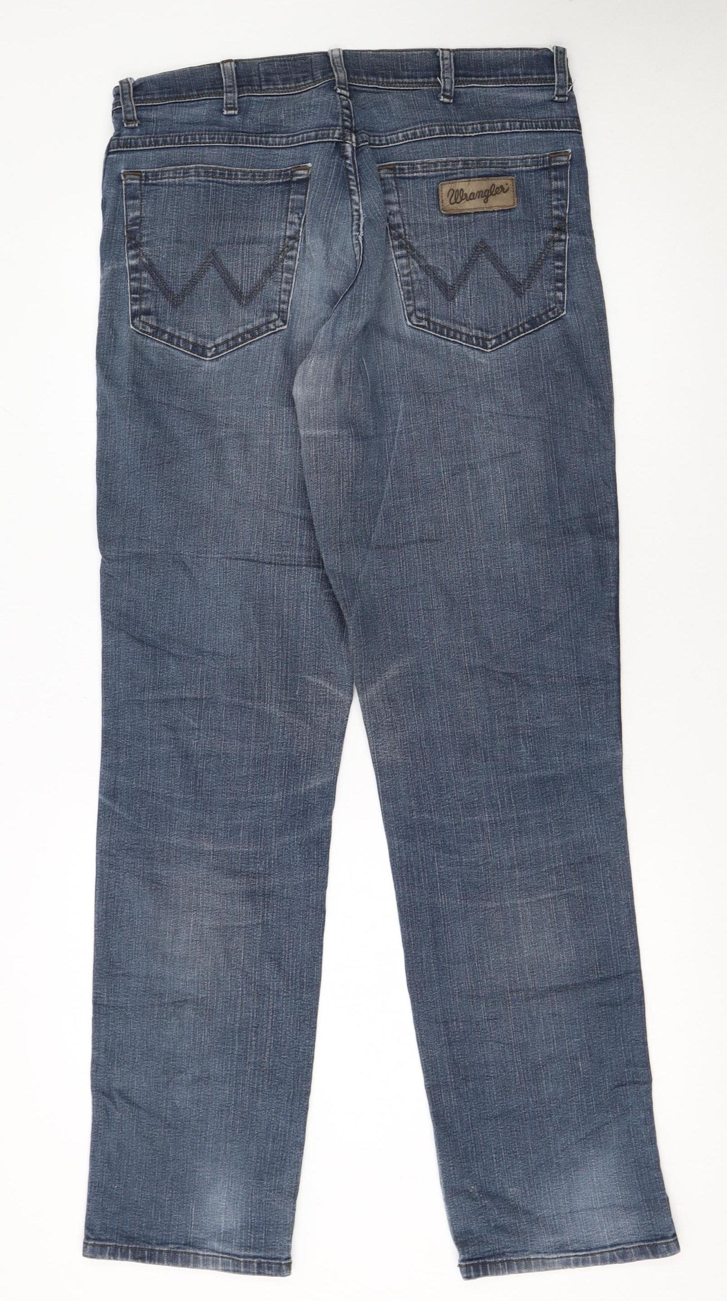 Wrangler Men's Blue Texas Straight Regular Fit Jeans W33 L34