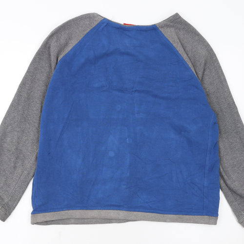 Nike Boys Blue Grey Air Logo Pullover Sweatshirt 13-14 Years