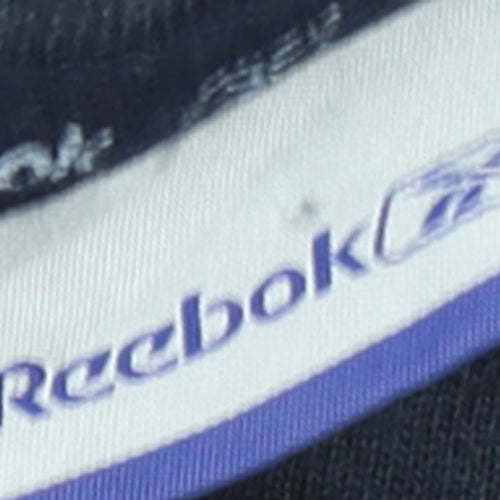 Reebok Men’s Blue Crew Neck Sweatshirt L Pullover Logo Sportswear