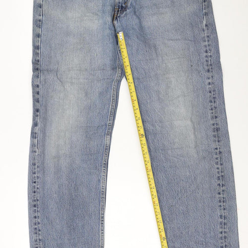 Levi's 505 Men's Blue Straight Leg Denim Jeans W36 L34