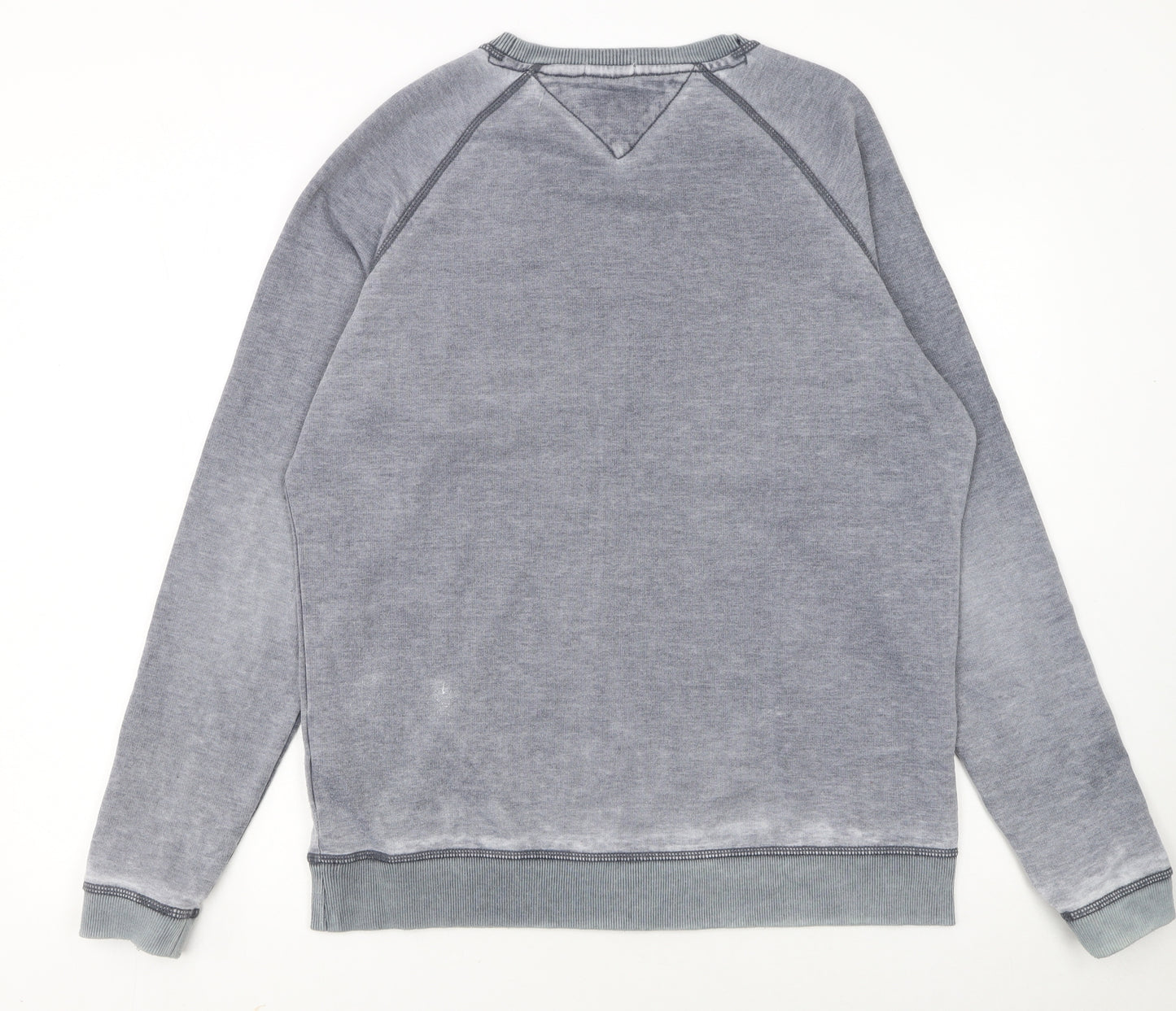 Tommy Hilfiger Men's Grey L Pullover Sweatshirt Crew Neck Casual Top