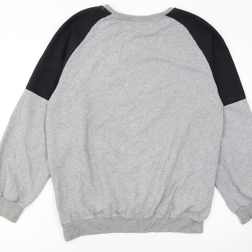 Calvin Klein Jeans Men's Grey 2XL Pullover Sweatshirt Classic Logo