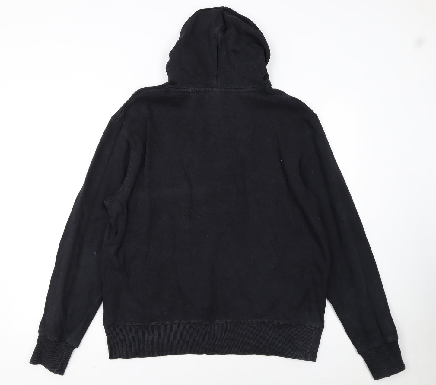 Umbro Men’s Black Pullover Hoodie L Logo Graphic Fleece Sweatshirt
