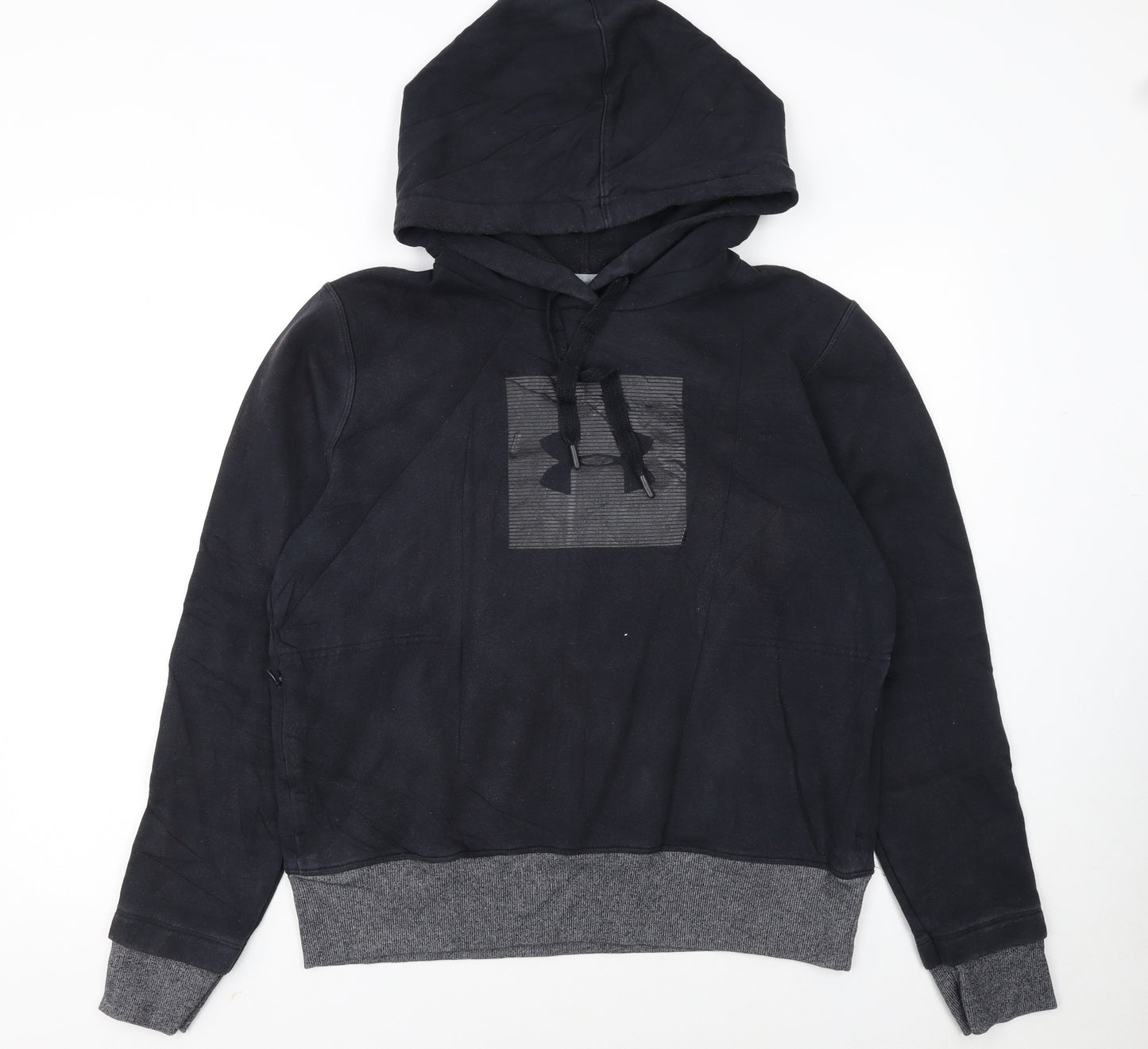 Under Armour Women's Black Medium Pullover Hoodie with Logo