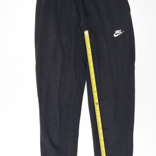 Nike Womens Black Small Jogger Sweatpants Elastic Waist Comfort Fit