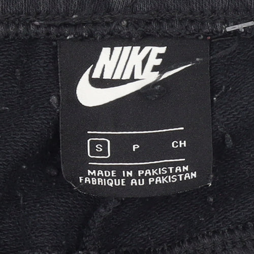Nike Womens Black Small Jogger Sweatpants Elastic Waist Comfort Fit