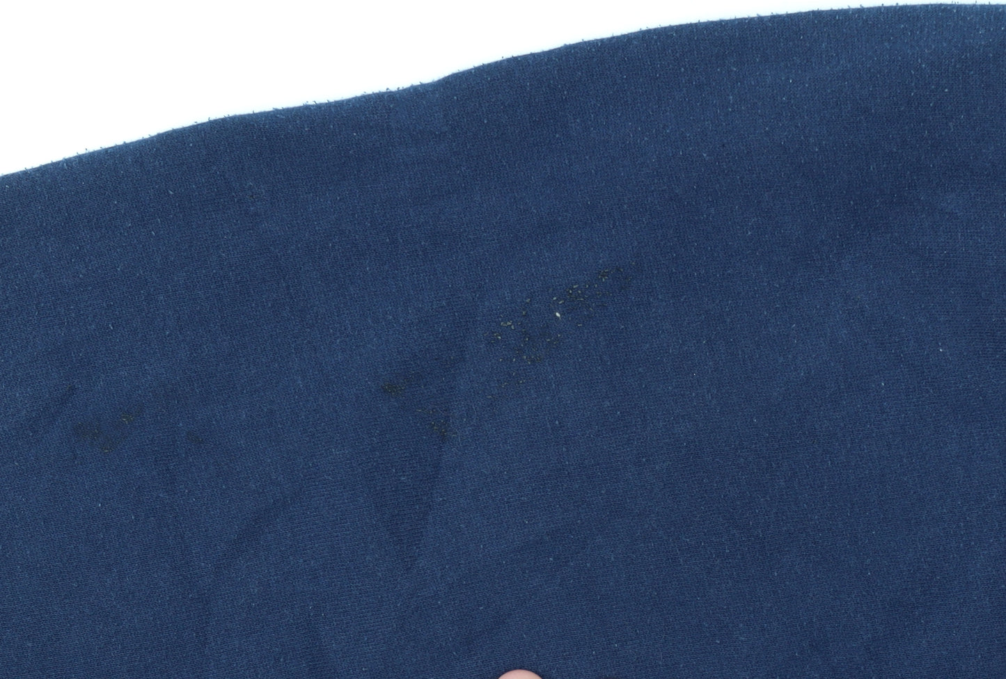Adidas Men's Blue Logo Pullover Cotton Sweatshirt Size L