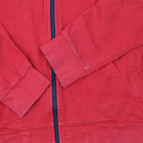 Kappa Men's Red Grey Track Jacket Medium Full Zip Sportswear