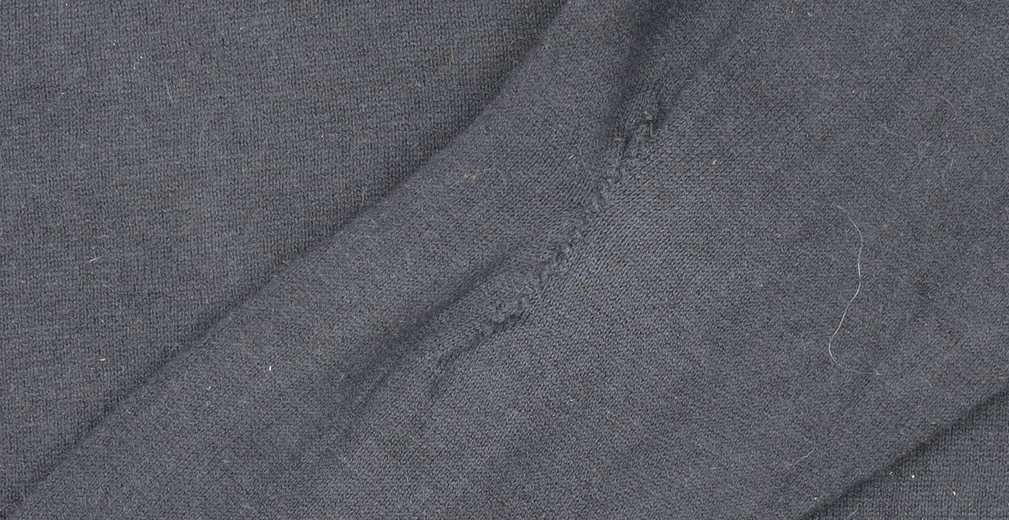 Tommy Hilfiger Men's Blue Wool Half Zip Jumper XL